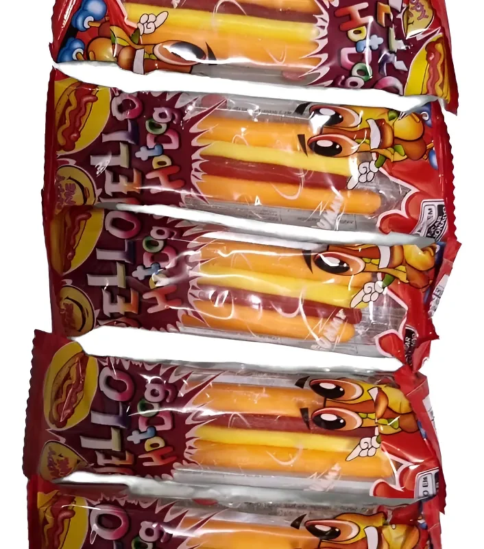 Hot dog bala de gelatina gummy caixa c/36