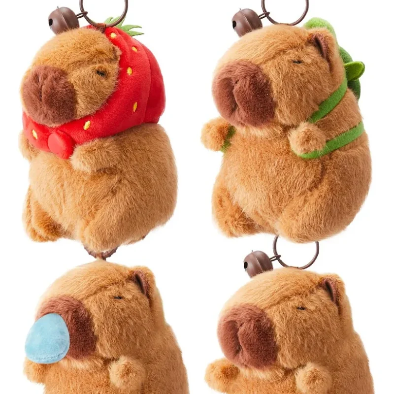 Chaveiro pelúcia capivara