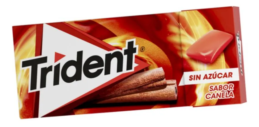 Chiclete tridente drageas sem açucar importado 14gr