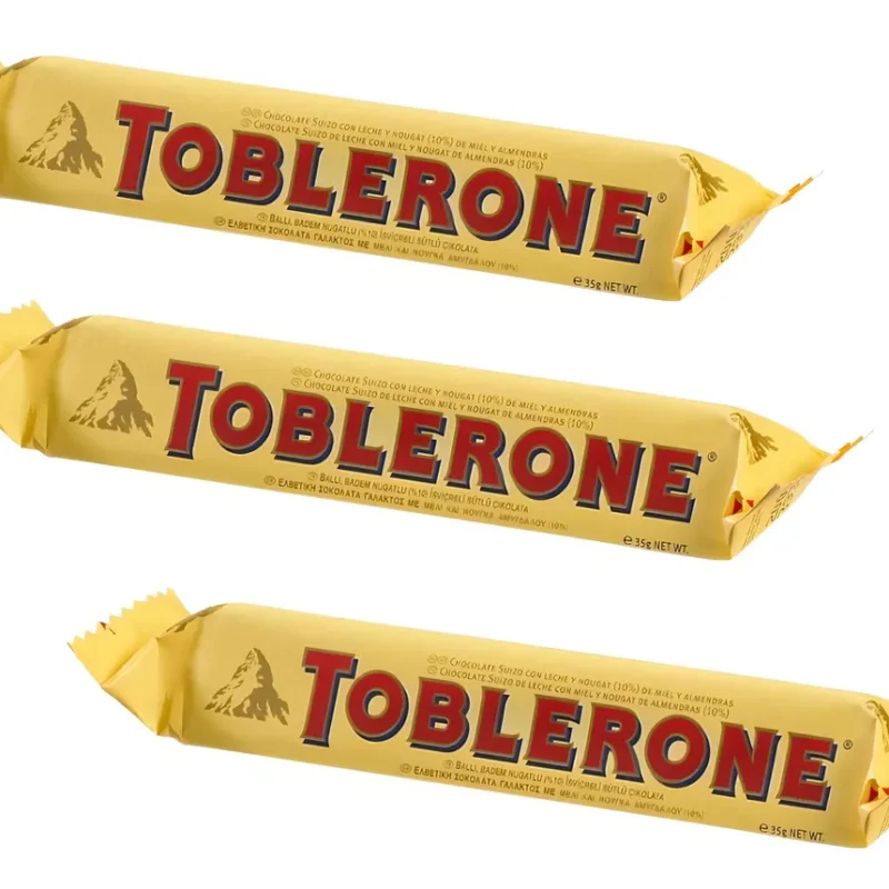 Chocolate toblerone nougat importado 35g