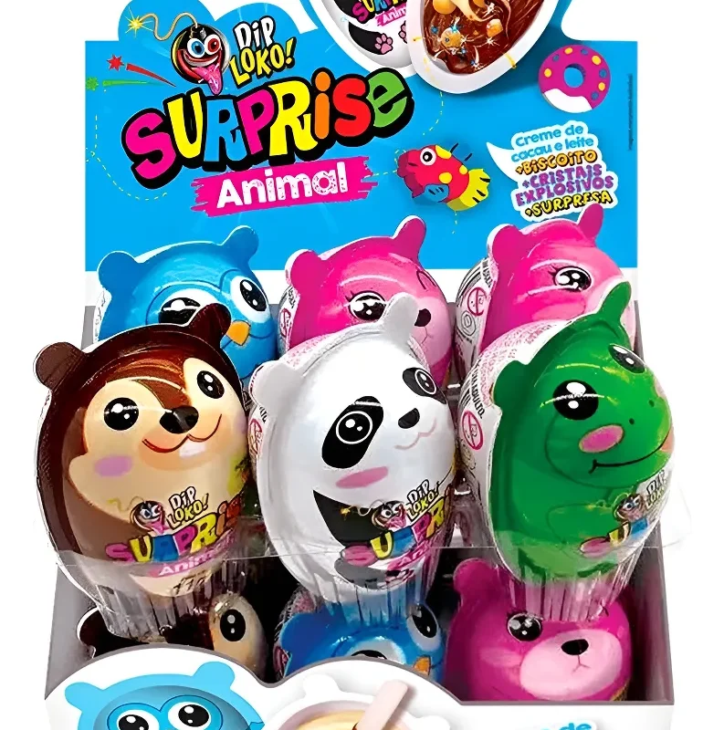 Ovo dip loko surpresa animal 12x11gr
