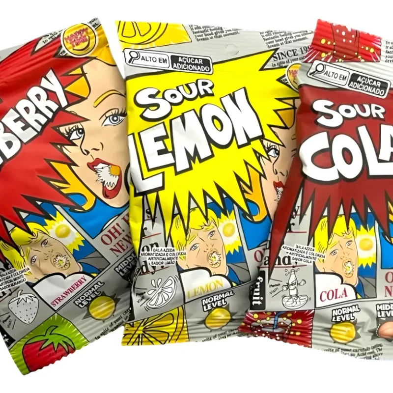 Bala sour importada 16gr