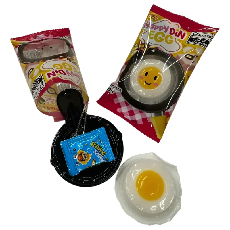 Ovo gelatina bala happy din egg caixa c/24