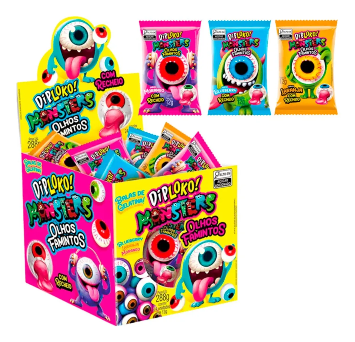 Dip loko monster olho faminto c/24