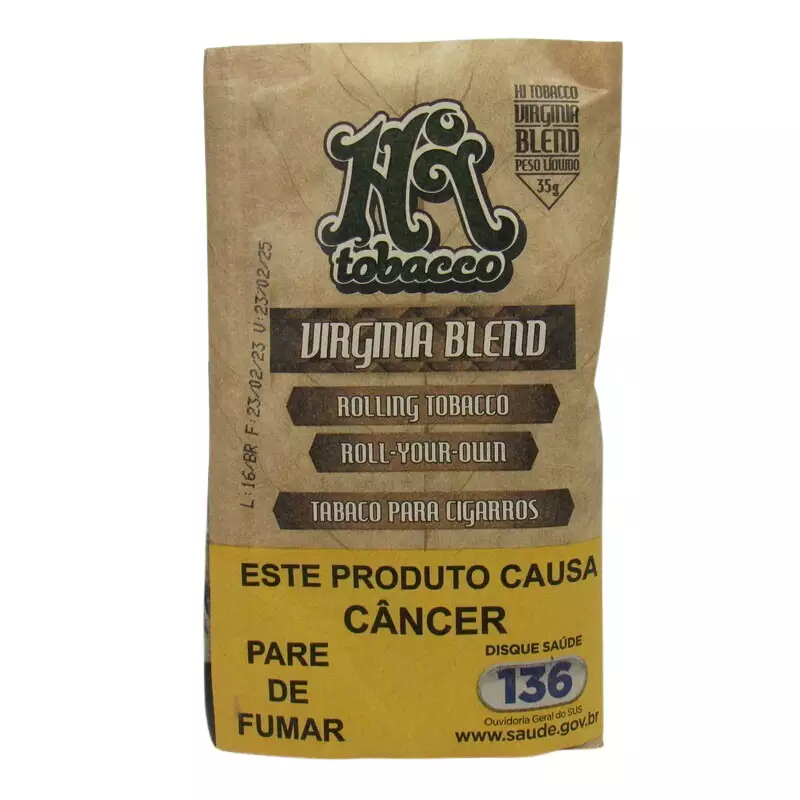 Fumo para enrolar hi tabaco organico 35gr