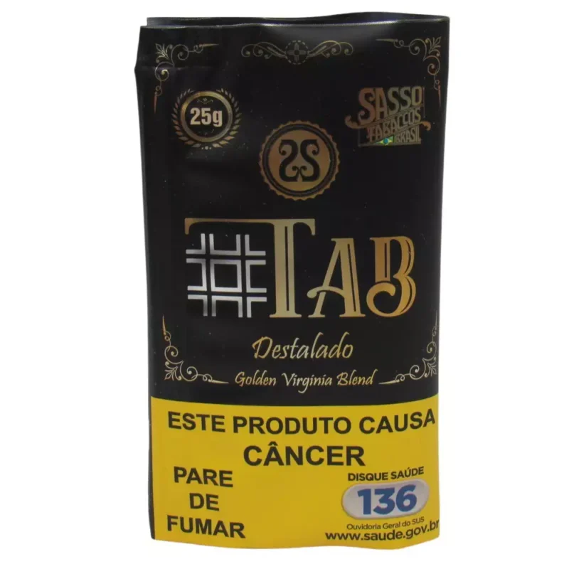 Fumo para enrolar sasso hash gold virginia blend 25gr