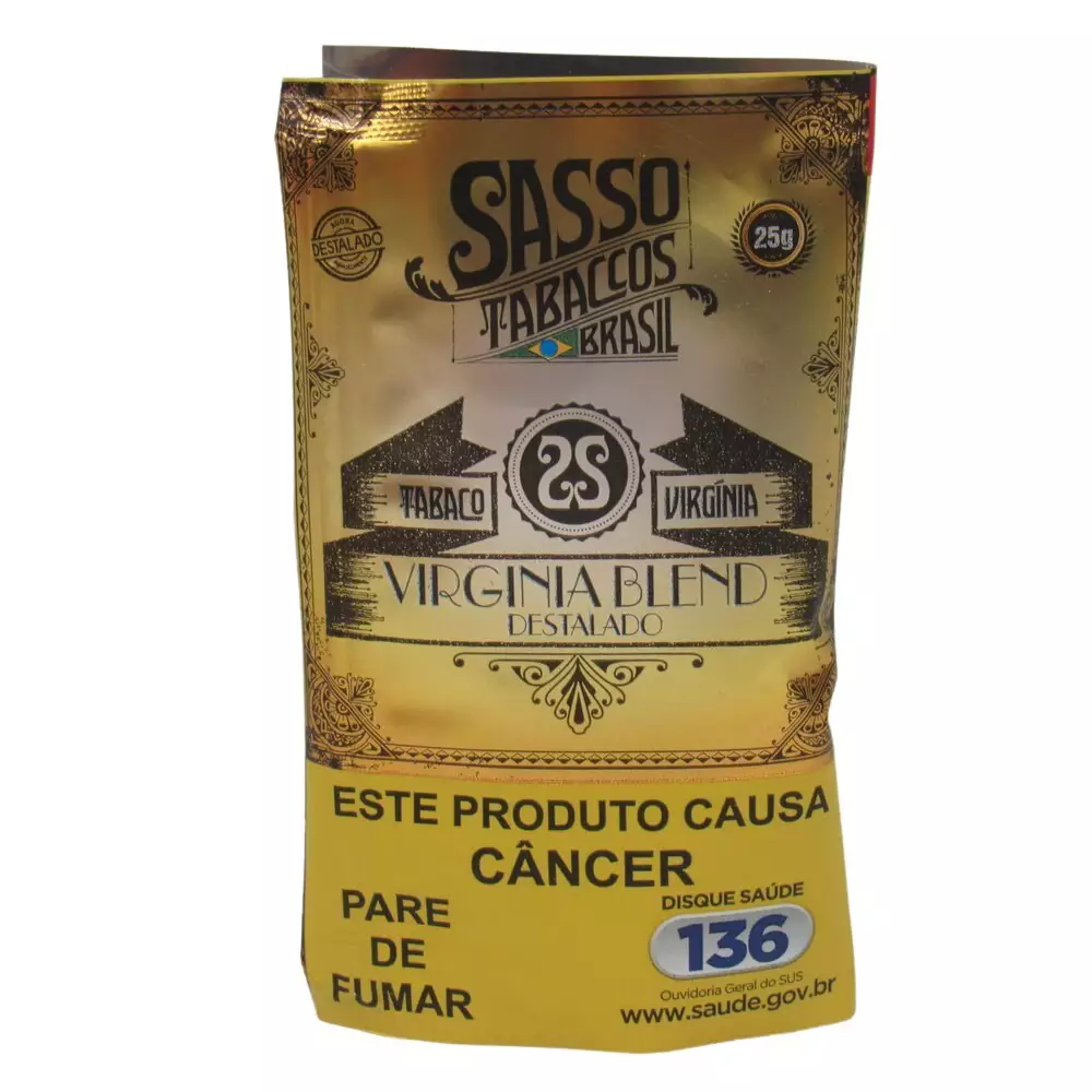 Fumo para enrolar sasso virginia blend 25gr